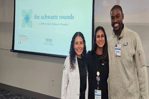 Drs. Frances Rodriguez-Ramos and Alisha Kshetry with panelist Dr. Lamere Buchanan 